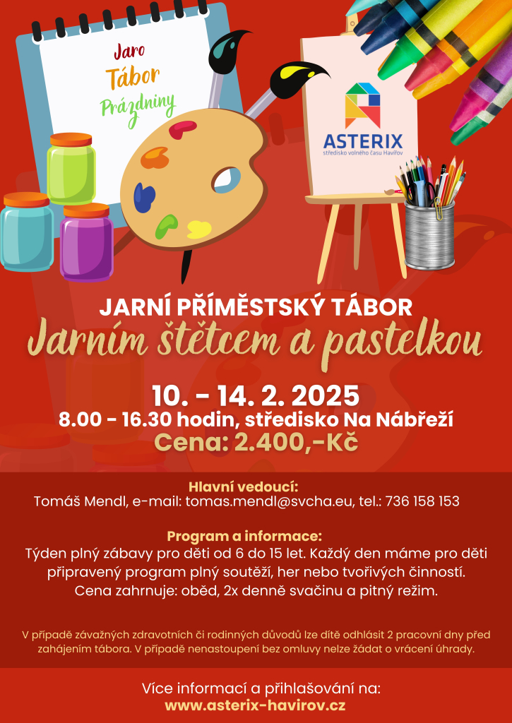 Jarním štětcem a pastelkou