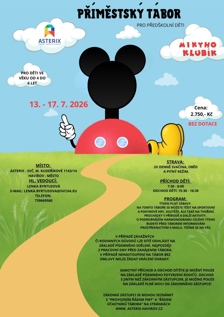 PMT pro předškolní děti Mikyho Klubík