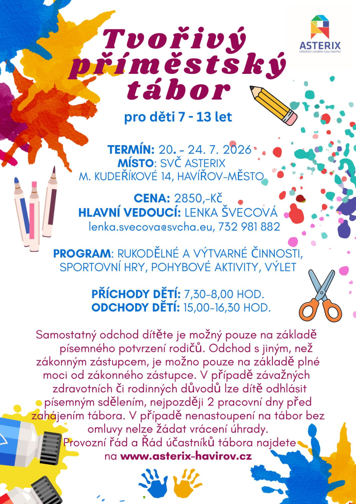 PMT Tvořivý příměstský tábor