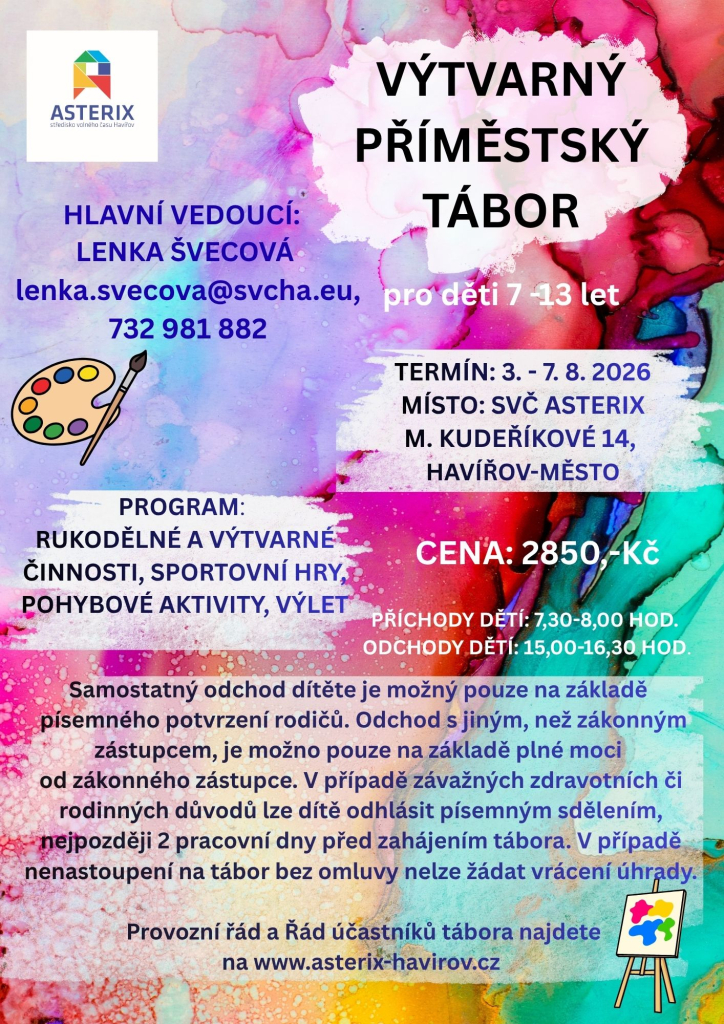 PMT Výtvarný příměstský tábor