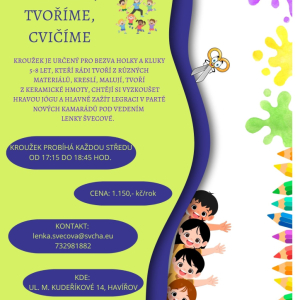 Stále nabízíme místo v tomto kroužku.