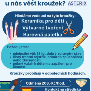 Hledáme nové vedoucí kroužků