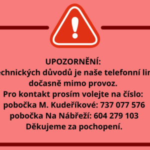UPOZORNĚNÍ