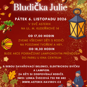 Bludička Julie 2026